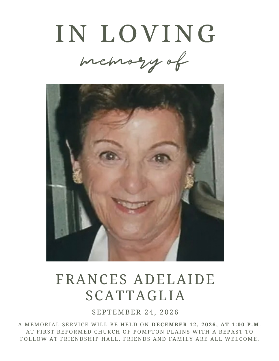Frances Adelaide Scattaglia