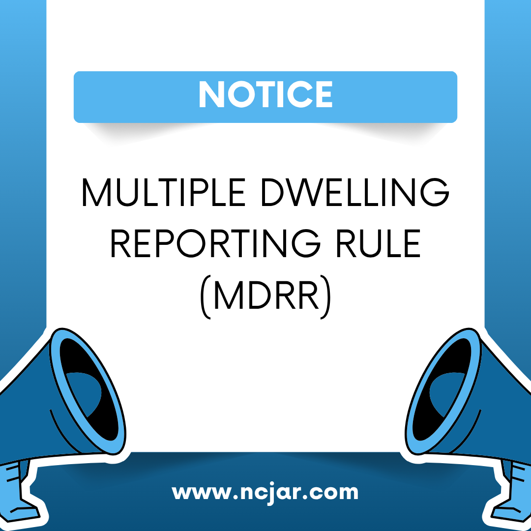 Multiple Dwelling Reporting Rule MDRR 2