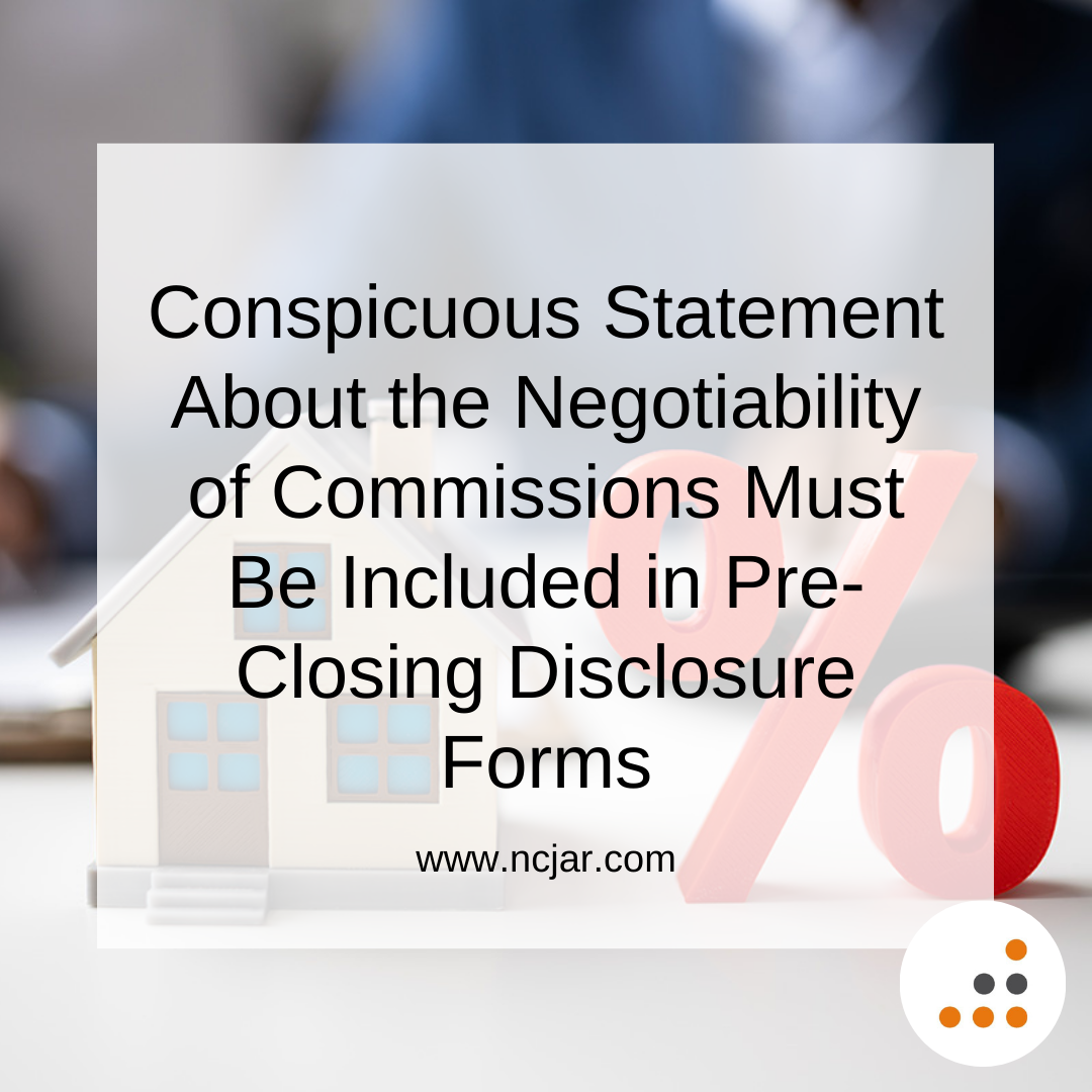 Conspicuous Statement About the Negotiability