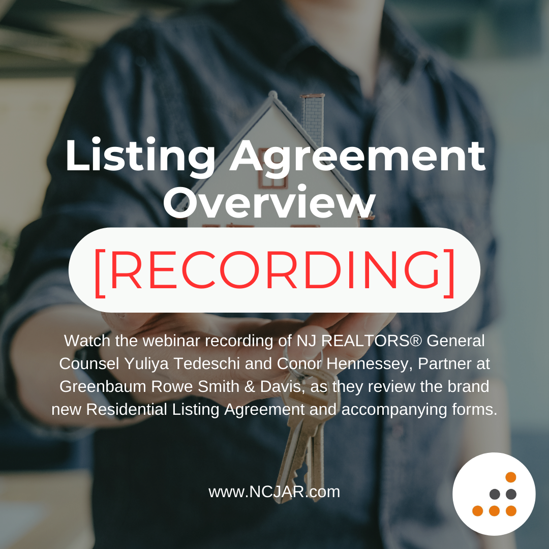 Listing Agreement Overview Recording