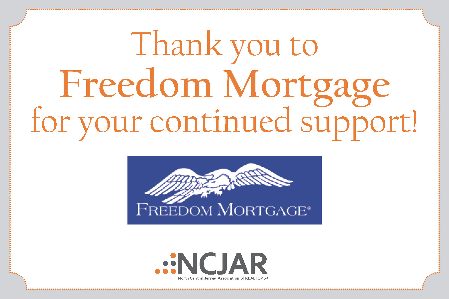 Freedom Mortgage COE 2016 Sponsor