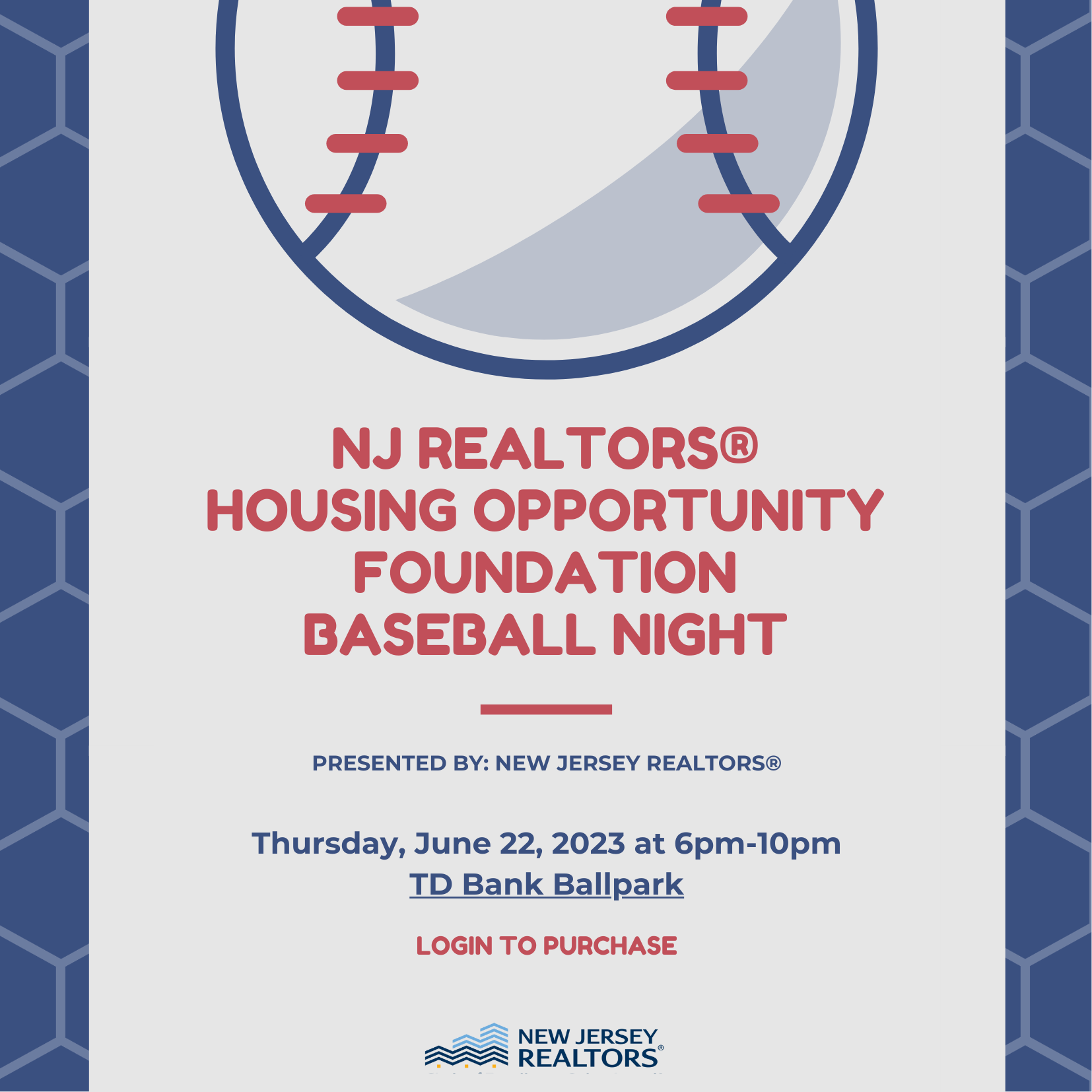 NJ REALTORS Housing Opportunity Foundation Baseball Night