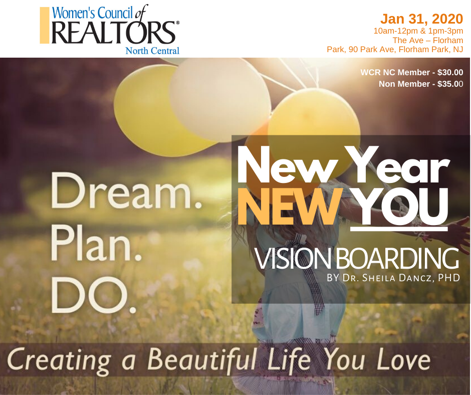 New Year New You, Vision Boarding
