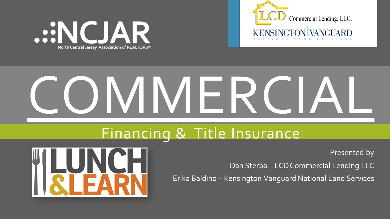 Commercial Financing Lunch and Learn Final